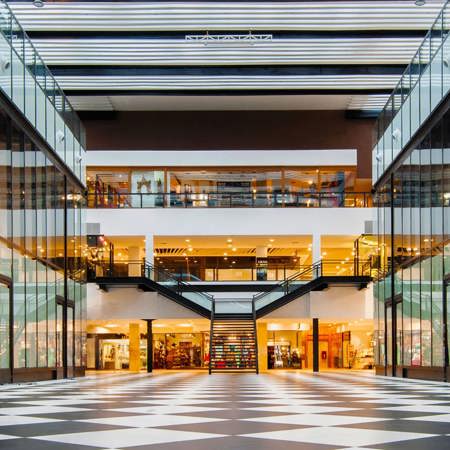 A shopping mall