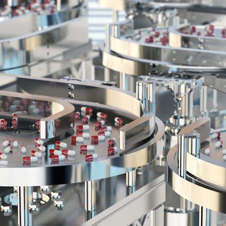 Pharmaceuticals manufacturing plant